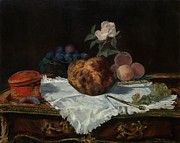 The Brioche Painting by Edouard Manet The Brioche Painting by Edouard Manet