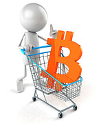 Shopping Using Bitcoin #13 Photograph by Julien Tromeur/science Photo Library