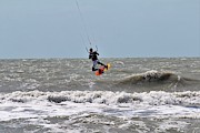 Kite Surfing #14 Photograph by Donn Ingemie