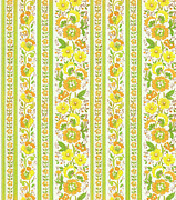Flower pattern #15 Drawing by CSA Images