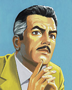 Man Thinking #15 Drawing by CSA Images