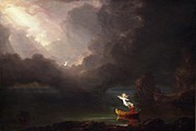 The Voyage Of Life  Old Age Painting by Thomas Cole