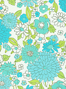 Flower pattern #17 Drawing by CSA Images