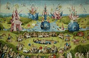 The Garden Of Earthly Delights, 1490-1500 Painting by Hieronymus Bosch
