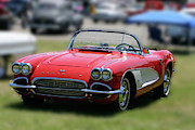 1961 Corvette Photograph by Arnold Hence