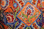 Brightly colored porcelain art items  #2 Photograph by Steve Estvanik