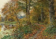 Charlottendun Forest Painting by Peder Mork Monsted Charlottendun Forest Painting by Peder Mork Monsted