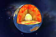 Earth's Internal Structure #2 Photograph by Science Photo Library