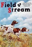 Field & Stream Magazine Cover January 1938 #2 Painting by Field & Stream