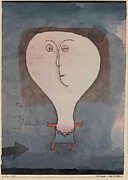 Fright Of A Girl Painting by Paul Klee