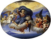 God The Father Painting by Circle Of Pierre Mignard I God The Father Painting by Circle Of Pierre Mignard I