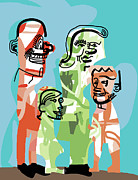 Happy Family #2 Drawing by CSA Images Happy Family #2 Drawing by CSA Images