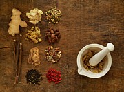 Herbs And Equipment Used For Alternative Medicine #2 Photograph by Science Photo Library