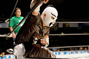 Hispanic Man Wearing Mexican Wrestling #2 Photograph by Dreampictures
