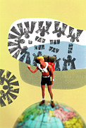 Male Hiker #2 Drawing by CSA Images