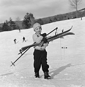 New England Skiing #2 Photograph by Slim Aarons