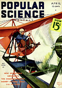 Popular Science Magazine Cover April 1930 #2 Drawing by Popular Science