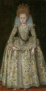 Princess Elizabeth Painting by Robert Peake The Elder