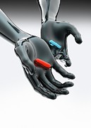 Red Pill And Blue Pill #2 Photograph by Science Photo Library