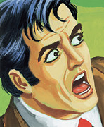 Screaming Man #2 Drawing by CSA Images