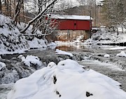 Slaughter House Covered Bridge #4 Photograph by Steve Brown