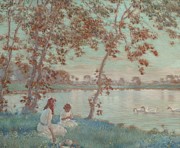 Summer Days Painting by Edward Dufner