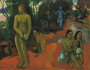Te Pape Nave Nave Painting by Paul Gauguin