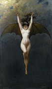 The Bat-woman Painting by Albert Joseph Penot