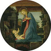 The Virgin Adoring The Child Painting by Sandro Botticelli