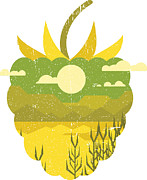 Vintage Panorama Raspberry #1 Digital Art by Mister Tee