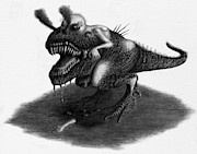 William The Flesheater - Artwork #2 Drawing by Ryan Nieves