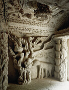 Palais Du Facteur Cheval, Hauterive, France Sculpture Photograph by Joseph Ferdinand Cheval