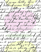 Hand Written Letter #23 Drawing by CSA Images Hand Written Letter #23 Drawing by CSA Images