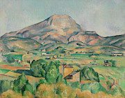 Mont Sainte-Victoire Painting by Paul Cezanne