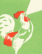 Rooster #24 Drawing by CSA Images