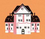 House #25 Drawing by CSA Images