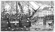 Boston Tea Party, 1773 #15 Drawing by Granger