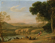 Pastoral Landscape Painting by Claude Lorrain