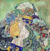 Baby Painting by Gustav Klimt