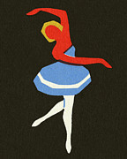 Ballerina #3 Drawing by CSA Images Ballerina #3 Drawing by CSA Images