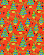 Christmas Tree Pattern #3 Drawing by CSA Images Christmas Tree Pattern #3 Drawing by CSA Images