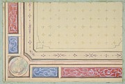 Design For A Ceiling Painting by Jules-edmond-charles Lachaise Design For A Ceiling Painting by Jules-edmond-charles Lachaise