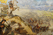 Huns attack the Great Wall of China #3 Photograph by Steve Estvanik