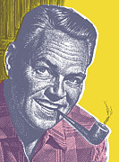 Man with pipe #3 Drawing by CSA Images Man with pipe #3 Drawing by CSA Images