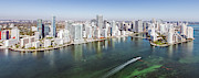 Miami Florida Cityscape Aerial Photo #5 Photograph by David Oppenheimer Miami Florida Cityscape Aerial Photo #5 Photograph by David Oppenheimer