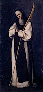 Monasterio de Guadalupe. #3 Painting by Francisco de Zurbaran -c 1598-1664-