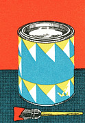 Paint can #3 Drawing by CSA Images Paint can #3 Drawing by CSA Images