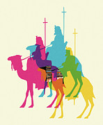Three Wise Men #3 Drawing by CSA Images