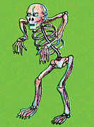 Skeleton #32 Drawing by CSA Images Skeleton #32 Drawing by CSA Images
