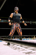 Hispanic Man Wearing Mexican Wrestling #4 Photograph by Dreampictures